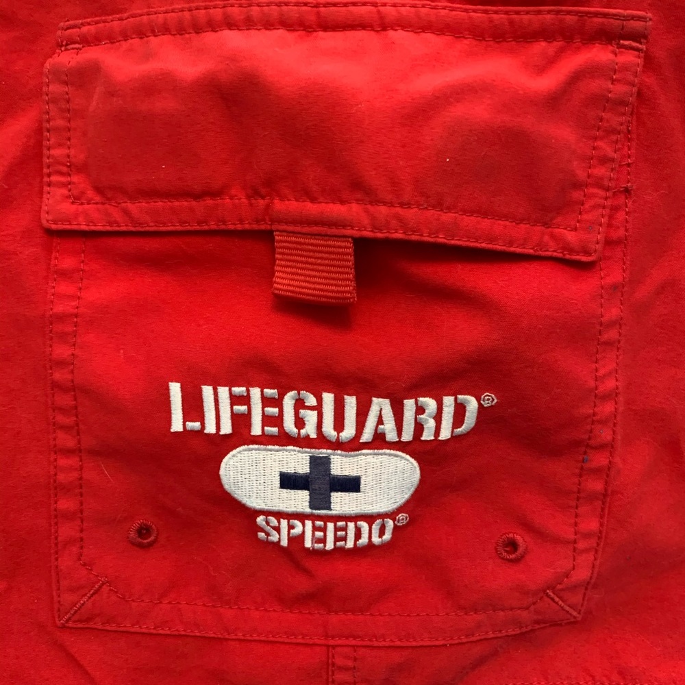 Red swim trunks - Picture 3 of 3